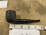 Vintage Coventry England Tobacco Smoking Poker Billiard Pipe Big Ben Sandblasted
