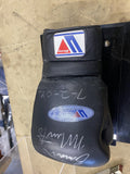 Winning Boxing Glove autographed former heavyweight contender Brian minto Cased