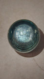 Vintage Brookfield B Aqua Glass Insulator CD 106 Telegraph Pole Pony