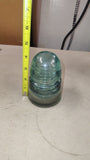 Vintage Brookfield B Aqua Glass Insulator CD 106 Telegraph Pole Pony