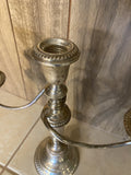 Vintage Sterling Silver 925 Tone 3-Arm Candelabra Candle Holder Victorian Fancy