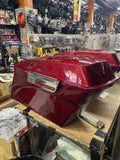 Candy Red Saddlebags Harley Touring FLH 1993-13 Nice Ultra Street road Glide Kin