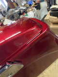 Candy Red Saddlebags Harley Touring FLH 1993-13 Nice Ultra Street road Glide Kin