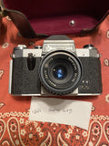 Vintage Praktica Cavalier SLR-II Camera Made in East Germany case 35mm Film Nice