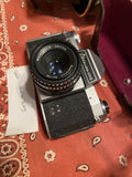 Vintage Praktica Cavalier SLR-II Camera Made in East Germany case 35mm Film Nice