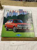Original 1982 Chevrolet Chevette Sales Brochure Vintage Car Literature Chevy Boo