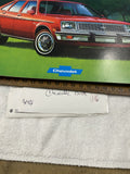 Original 1982 Chevrolet Chevette Sales Brochure Vintage Car Literature Chevy Boo