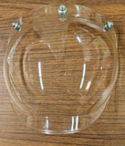 Vintage Bubble Shield Helmet 70's Old School Clear 3/4 helmet Motorcy