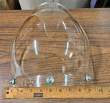 Vintage Bubble Shield Helmet 70's Old School Clear 3/4 helmet Motorcy