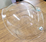 Vintage Bubble Shield Helmet 70's Old School Clear 3/4 helmet Motorcy