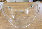 Vintage Bubble Shield Helmet 70's Old School Clear 3/4 helmet Motorcy