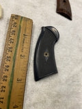 Clerke First revolver grips .22/.32 black russet plastic Panel Vintage