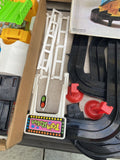 80s Schylling Battery Operated Climbing Stunt Loco Train Set Vtg Toy Game Box