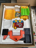 80s Schylling Battery Operated Climbing Stunt Loco Train Set Vtg Toy Game Box