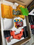 80s Schylling Battery Operated Climbing Stunt Loco Train Set Vtg Toy Game Box