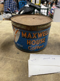 Vintage Maxwell House One Pound Coffee Tin Can Lid 1950s Collectible Advertising