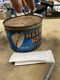 Vintage Maxwell House One Pound Coffee Tin Can Lid 1950s Collectible Advertising