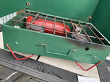 Vintage Coleman 2-Burner Campstove Grill 425c Original Box Camp Outdoor