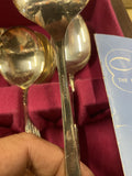 Community Silver Plate Flatware Set Ballad Country Lane  Chest Box Fancy Guest