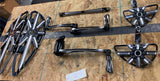 10 gauge Floorboards shift Brake lever Linkage Black Alum Harley touring Glide F