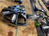 10 gauge Floorboards shift Brake lever Linkage Black Alum Harley touring Glide F