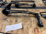 10 gauge Floorboards shift Brake lever Linkage Black Alum Harley touring Glide F