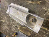 Vintage Cast Aluminum Pedestrian Crossing Sign Push Button Mount NOS Pole mount