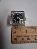 Vtg 1960s Customtime Lucite Cube Pendant Watch Tribe 1 Jewel Mechanical Swiss