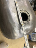 Custom Gas Fuel Tank Aircraft style cap Chopper Softail Stretched Pro Image 1 pc