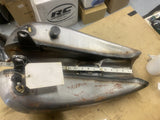 Custom Gas Fuel Tank Aircraft style cap Chopper Softail Stretched Pro Image 1 pc