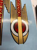 Harley Gas Tank Decal Set 1936-1939 Knucklehead UL Flathead Ball Wing 5917-36