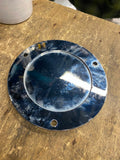 Skull Billet Chrome Derby Clutch Cover Harley Shovelhead Evo Softail Touring 3 b