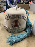 Vtg Director Jewels Shriners Masonic Fez Hat 7 1/8 Butler Alhambr Fraternal Maso