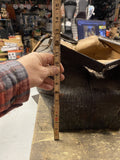 Vtg Large Leather Doctor Bag Metal Frame Medical Antique 1890's Luggage carry
