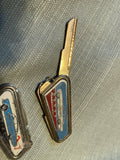 Vintage 1954 Motorama Dodge Firearrow concept car key chain Blank Auto Hot Rod!