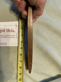 Antique Wood Metal 12" Plumb Level Tool Dunlap  50's Vintage Carpenter Cabinet m