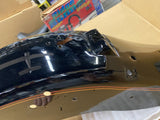 NOS OEM Rear Fender Factory Paint Vivid Black Heritage Softail FLSTC 86-99 strip