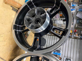 Harley Enforcer Mag Wheels Touring 09^ Black 5x16 3.5x19 Street Road Glide FLH