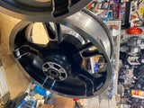Harley Enforcer Mag Wheels Touring 09^ Black 5x16 3.5x19 Street Road Glide FLH