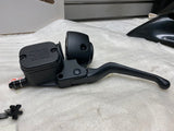 Black Handlebar Controls Ironhorse Hydraulic Clutch Harley 96-06 Chopper NEW!