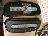 Kuryakyn Chrome/Black Heavy Industry Driver Floorboards - 7041-7042