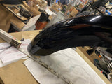 Vivid Black Front Fender Roller 5 1/2 Harley Touring Street Road glide fLH King