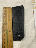 Black 1911 Government Model Grips - Colt Full Size Vintage Panel