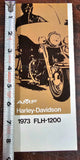 VTG Original 1973 Harley Davidson Electra Glide FLH-1200 NOS AMF Brochure