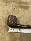 Vintage Foxcroft Briar Smoking Pipe Estate Flame grain texture billiard dublin