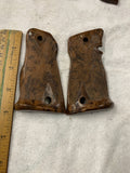 Vtg Competiton Target Colt 45 1911 Grips Panels Franzite Marbled TC-45 Sports in