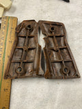 Vtg Competiton Target Colt 45 1911 Grips Panels Franzite Marbled TC-45 Sports in