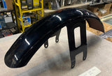 Black Front Fender Harley FLH Wide Glide Shovelhead Panhead 21" Wheel Old skool