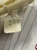Vintage Galeski Brescia Italian Armi Grips Mouse faux ivory White polymer