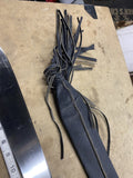 Vtg 50's  Garza No. 721 Machete Hand tooled Fancy Leather Sheath - 26" Blade NOS